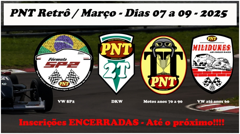 PNT Retrô - DKW / VW até anos 60 / Motos anos 70 a 90