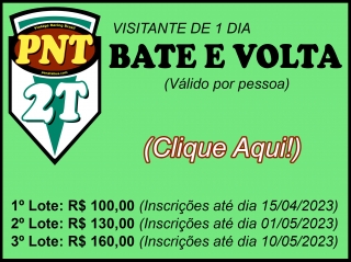 Visitante - BATE & VOLTA (1 dia)